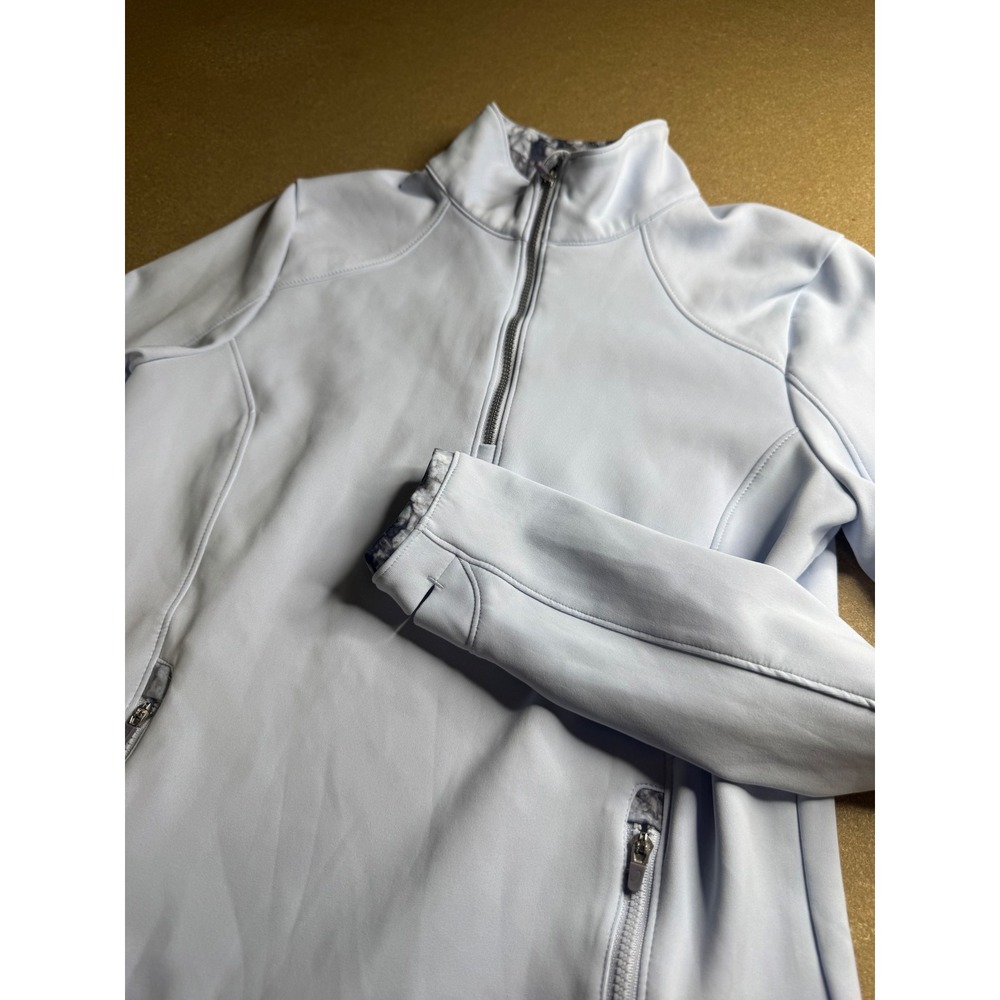 Zero Restriction Womens‎ Light Blue Quarter Zip Pullover Active Top Size Small - Picture 8 of 9